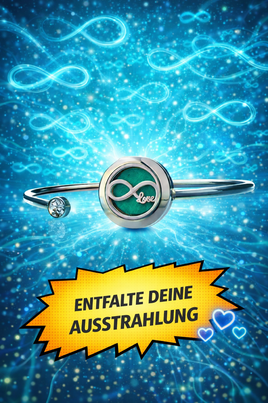 Aroma Diffusor Armband „unendliche Liebe“ - 20mm Durchmesser