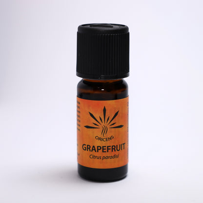 alt="Oricens Wolf Liebmann GesbR Bio Grapefruitöl Citrus paradisi, 10 ml, 100 % naturreines ätherisches Öl im braunen Glasfläschchen"